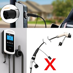 Feyree 3.5kW 16A Type 2 To Type 1 EV <b>Charging</b> <b>Cable</b> IEC 62196-2 to SAE J1772 Single Phase IP65 Waterproof TPU <b>Cable</b> - Product Image 2