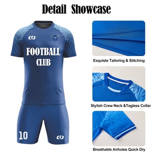 Set di <span class=keywords><strong>Maglie</strong></span> da <span class=keywords><strong>Calcio</strong></span> Traspiranti con Sublimazione, Uniformi da <span class=keywords><strong>Calcio</strong></span> ad Asciugatura Rapida, <span class=keywords><strong>Kit</strong></span> Completo - Product Image 4