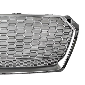 กระจังหน้ารถรังผึ้งสีเงิน RS5สำหรับรถ Audi A5 S5 B9กระจังหน้ารถยนต์สำหรับ Audi 2017 2018 2019 - Product Image 3