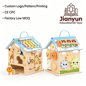 <span class=keywords><strong>Kit</strong></span> de développement précoce des compétences pour enfants : Maison d'activités <span class=keywords><strong>Montessori</strong></span> DIY, labyrinthe de perles et jouet xylophone pour la maternelle - Product Image 1
