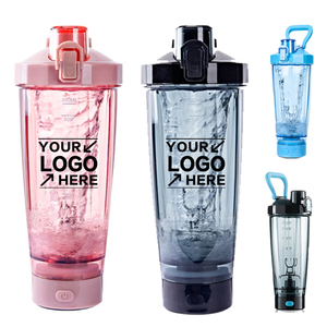 Gobelet mélangeur électrique rechargeable par USB avec lumière LED, agitation automatique pour poudre protéinée, portable pour la salle de sport et le fitness - Product Image 1