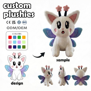 Jouets en peluche personnalisés OEM/ODM, Poupées, Poussin à ventre tacheté doux, Décoration sur le thème de la ferme, Cinnamoroll, Stitch, Licorne en peluche, Porte-clés en peluche, Vente en gros - Product Image 2