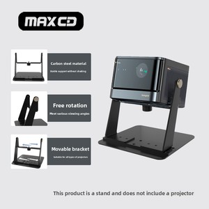 360 độ xoay ngang máy tính để bàn Gimbal lật khung thép carbon + hợp kim nhôm đứng máy chiếu gắn kết - Product Image 4