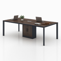 Ensemble de table et de chaises de conférence pour mobilier de bureau, table de salle de conférence de direction personnalisée, grande table de salle de conférence