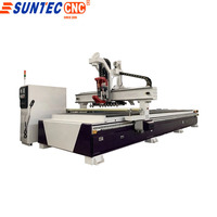 Routeur CNC à bois à 3 axes à grande vitesse ATC ST2060, changeur d'outils automatique 12 pièces pour la sculpture 3D, CNC pour porte en bois, armoire