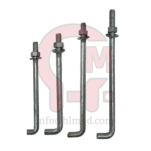 Hlm Miễn Phí Mẫu J Loại Neo Bu Lông Nền Tảng Bu Lông L Loại Vít Pre-Nhúng Neo Carbon Thép Móc Bu Lông - Product Image 5