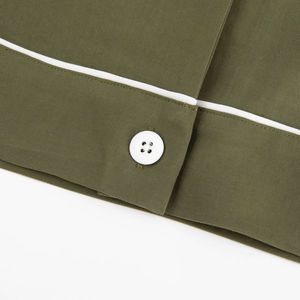 Customized men's <b>bowling</b> color blocking buckle Cuban collar summer short sleeved <b>shirt</b> - Product Image 6