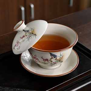 Juego de Té Kung Fu de Cerámica Retro de 10 Piezas, Caja de Regalo Completa, Regalo Empresarial, Año Nuevo Chino - Product Image 3