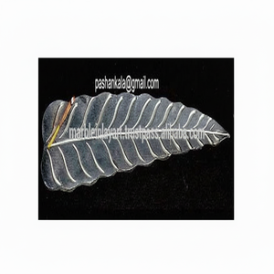 Soapstone Incense Holder <b>Leaf</b> Shape - Product Image 1