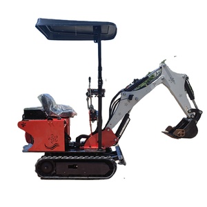 7.0kw Miniature Crawler Type Rotary <b>Drilling</b> Fully Automatic Hydraulic Shed 800KG <b>Mini</b> Excavator Bulldozer - Product Image 5