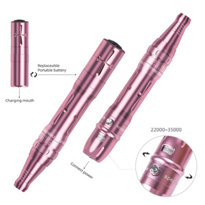 Chuyên nghiệp không dây trang điểm vĩnh viễn Máy Bút vẻ đẹp lông mày Tattoo <span class=keywords><strong>Machine</strong></span> với 2 pin - Product Image 2