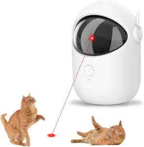 Automático Laser Gato Brinquedo Pet Interativo Gato Brinquedo USB Recarregável Indoor 3 Modos Cães Laser Pointer Brinquedos Cat Produtos