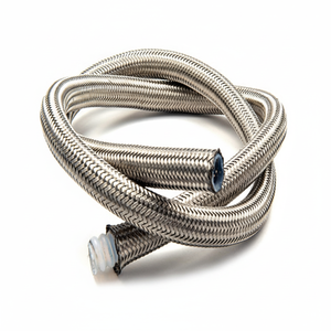 Tuyau tressé en PTFE SAE100 R14 fil d'acier inoxydable à pression haute température 304 AN6 Flexible alambiqué pour Swagelok - Product Image 1
