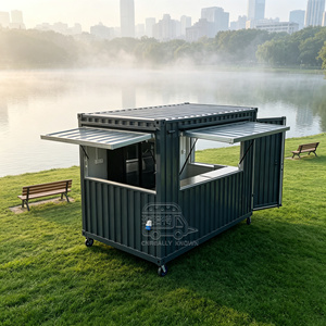 Conteneur maritime moderne de 40 pieds avec configuration modulaire prête à l'emploi pour restaurant - Product Image 1