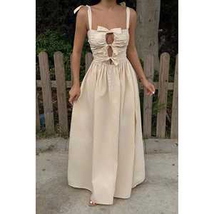 Vestido de Fiesta Largo hasta el Suelo Mirabelle para Mujer, Estilo Formal con Cuello Alto y Decoración de Lentejuelas, Corte Imperio - Product Image 4