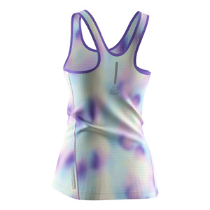 Performance <b>Running</b> <b>Singlet</b> Breathable Racerback Laser Cutting Ventilated Holes for Hot Weather - Product Image 2