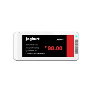 Picksmart 2.9 inç 2.4GHz ESL dijital fiyat etiketi perakende mağaza için elektronik raf etiketi