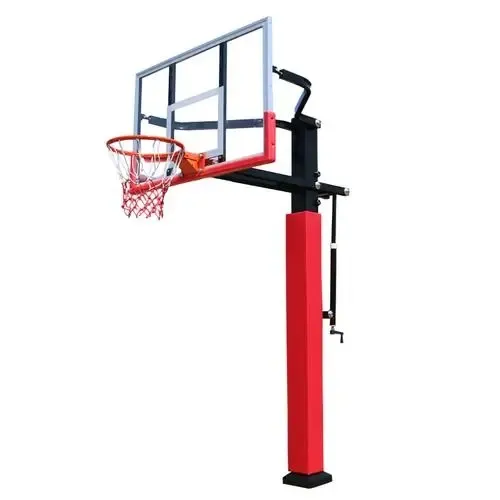 Chất lượng cao Thanh Niên hoạt động trung tâm Cố định nâng bóng rổ đứng sản xuất tại Trung Quốc giá bán buôn thiết bị Tòa Án