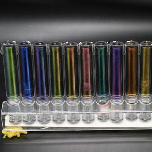 Chất lượng cao siêu lấp lánh Tắc Kè Hoa multichrome sắc tố DIY làm cho tùy chỉnh <span class=keywords><strong>Eyeshadow</strong></span> Palette bột - Product Image 4