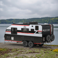 Nouvelle remorque de voyage tout-terrain pour camping-car avec salle de bain de luxe parfaite pour les remorques de voyage d'aventures extrêmes