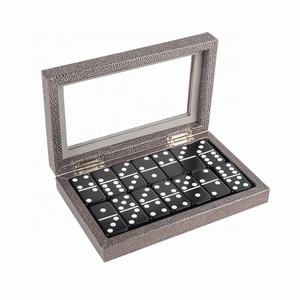 Fabricante Vende Juego de Dominó Doble 6 Tamaño Torneo con Maletín de PU, Fichas de Dominó Grandes para Juego de <span class=keywords><strong>Casino</strong></span> - Product Image 2