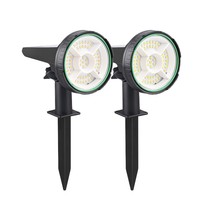 Projecteurs solaires d'extérieur étanches en gros, 55 LED, avec éclairage puissant pour aménagement paysager, jardins, cours et arbres