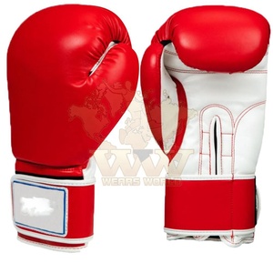 Hot Sell MMA Boxing Gloves PU Leather Custom Logo Unisex Adjustable Wrist <b>Strap</b> Moisture Wicking Hook Loop Closure Professional - Product Image 6