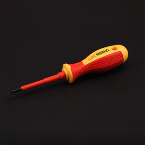 1 <span class=keywords><strong>tournevis</strong></span> d'<span class=keywords><strong>électricien</strong></span>, poignée entièrement isolée, résistance à la tension 1000V, test d'isolation professionnel. - Product Image 4