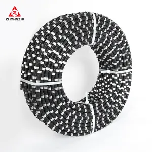 High Efficiency Durable Diamond Wire Saw Rope Vacuum Brazed Diamond Wire For Concrete Granite Marble Stone Cutting
