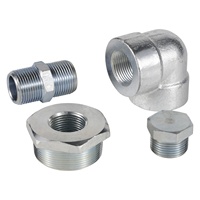 90 Deg 1/2 ", ACIER INOXYDABLE ASTM A182-F316L/316/DOUBLE CERTIFIÉ, EMBOUTS À SOUDER, Coude 3000 LB ASME B16.11