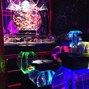 Acuario Acrílico en Forma de Flor Personalizado de Fábrica - Diseño Floral Elegante para Decoración Acuática - Product Image 2