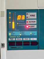 Nuevo Detector de Humo Aspirante VESDA Xtralis Laser PLUS VLP-002 de 4 Tubos con Relés 2000 ProtectionC7 VESDAnet