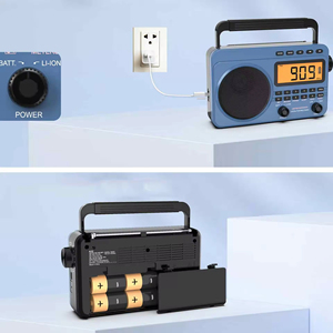 Radio FM para Personas Mayores, Reproductor de Tarjetas Mini Recargable, Altavoz BT Inalámbrico Portátil, Walkman MP3 con Volumen Alto - Product Image 5