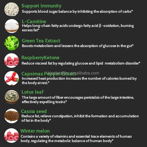 BIOCRICH Venta al por mayor píldoras de hierbas Halal quema rápida pérdida de peso natural delgado más quemador de grasa cápsulas adelgazantes tabletas - Product Image 5