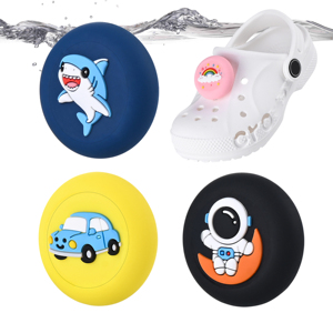Étui de protection en silicone pour <span class=keywords><strong>AirTag</strong></span> <span class=keywords><strong>compatible</strong></span> avec les sabots Crocs, housse <span class=keywords><strong>AirTag</strong></span> mignonne pour enfants - Product Image 3