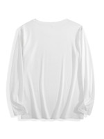 T-shirt à manches longues col rond 180 GSM double impression avec logo personnalisé pour Halloween, en stock aux États-Unis, pour dropshipping, vente en gros de t-shirts pour hommes