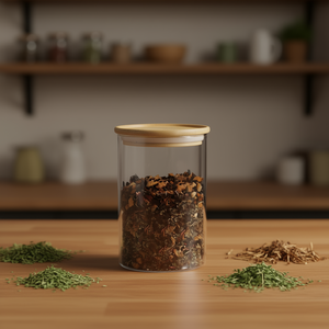 Pot de conservation KESPER avec couvercle en bambou, lot de 3, pour la cuisine - Product Image 3