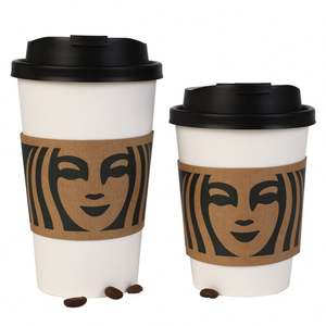 Fundas de Papel para Vasos de Café para Llevar, Personalizadas, con Logotipo Impreso - Product Image 5