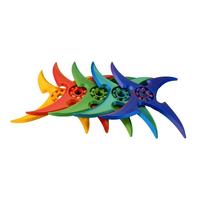 Jouet anti-stress populaire personnalisé en couleur, imprimé en 3D, mini spinner à doigts, figurine anime spirale ninja modèle 603