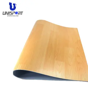 UNIsport pavimento in legno PVC grossista pavimentazione da basket campo sportivo Indoor