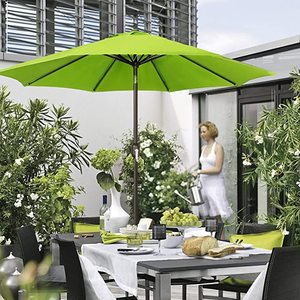 <span class=keywords><strong>Parasol</strong></span> <span class=keywords><strong>de</strong></span> jardin extérieur Uplion <span class=keywords><strong>de</strong></span> 3 m avec 8 baleines, imperméable, avec manivelle - Product Image 5