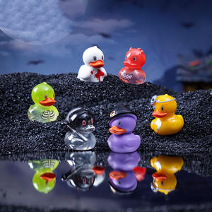 Animales, 6 Estilos, Figuras de Patitos, Mini Patos de Resina, Juguetes Pequeños, Manualidades, Decoración de Resina para Halloween, Adornos - Product Image 1