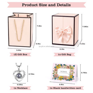 Boîte à bijoux personnalisée créative en forme de rose éternelle, fleur fraîche préservée, pour <span class=keywords><strong>maman</strong></span>, fête des mères, Saint-Valentin, mariage, inclut - Product Image 2