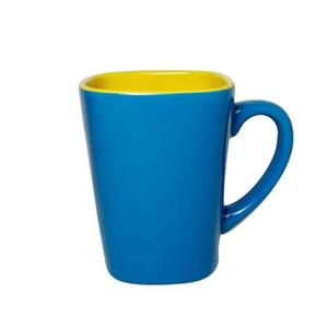 Mug en céramique créatif, forme droite avec poignée, couleur personnalisée, tasse individuelle, vaisselle promotionnelle, fournitures de bureau, origine Zibo - Product Image 1