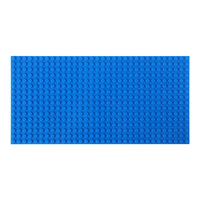 Jouets éducatifs, plaque de base pour blocs de construction, 16*32 trous, panneau de base pour blocs de construction
