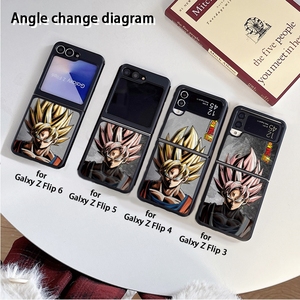 Drop Shipping Change Patterns Anime <span class=keywords><strong>Dragon</strong></span> <span class=keywords><strong>Ball</strong></span> Wukong Cover Cases Emballage pour Samsung pour Galaxy <span class=keywords><strong>Z</strong></span> Flip 3/4/5/6 - Product Image 2