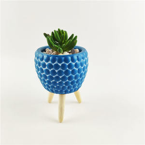 Commercio all'ingrosso nuovo succulente vaso di fiori <span class=keywords><strong>gres</strong></span> traspirante cemento stampo in silicone fioriera vasi da fiori - Product Image 6
