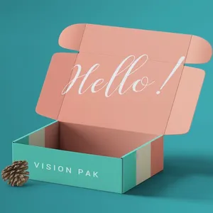 Custom Brand Boxes Recyclable Paper Strong Printing Corrugated Shipping Mailer Packaging Logo Design Boxes