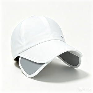 Gorra de Béisbol Unisex ACE de Secado Rápido con Protección Solar, 6 Paneles, Lona, Solapas Laterales Retráctiles, UPF50+, para Ciclismo y Running al Aire Libre en Todas las Estaciones - Product Image 5