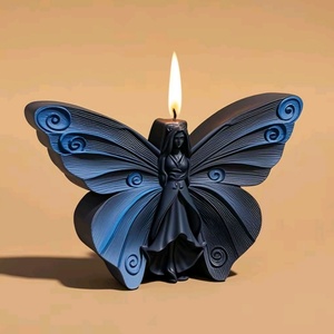 Molde de silicona al por mayor para velas de hadas y mariposas, molde de yeso y jabón con aroma a mariposa, molde de resina para decoración del hogar - Product Image 1